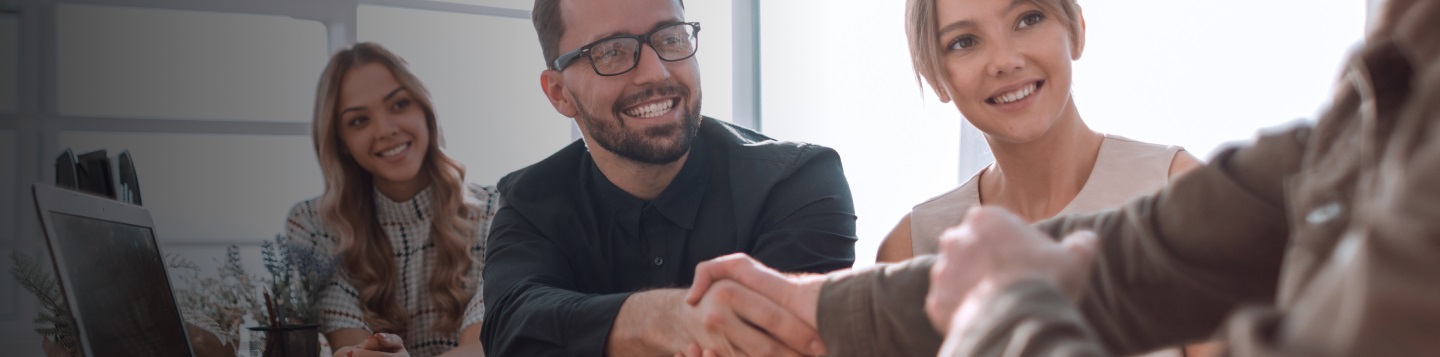 young family goes for a walk